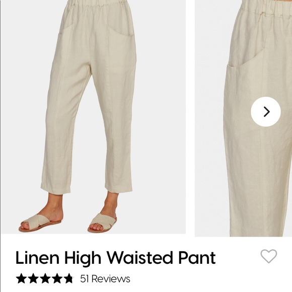 MATE the Label Pants - MATE linen high waisted pant